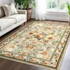 Alfombra Bohemia Imitación Cachemir Transfronteriza para Uso en el Hogar en la Sala de Estar, Alfombra Antideslizante Lavable a Máquina para el Dormitorio, Alfombra de Aislamiento para la Habitación, Alfombra Junto a la Cama