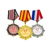 Medalla Medalla Conmemorativa Anti-epidemia Medalla Metálica de Honor Medalla de Oro Plata Bronce Insignia Insignia Medalla de Oro