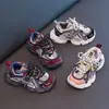 Zapatillas Deportivas Infantiles 2026 Primavera y Otoño Zapatos Tipo Papá para Niños Suela Suave Zapatillas para Correr Zapatos de Malla a la Moda Transpirables Zapatos Casuales para Niñas