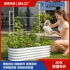 Cajas de Metal para Plantar Personalizadas Transfronterizas para Balcón, Huertos Urbanos en Azoteas al Aire Libre, Cajas de Plantación, Cajas para Cultivar Verduras, Soportes para Flores, Soportes para Plantas Trepadoras, Maceteros