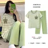 Transmisión en vivo puede usar pijama mujeres verano manga corta pantalones verano habitación con aire acondicionado ocio deportes menos mujeres ropa de casa traje