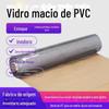 Vidro macio pvc transparente pvc descartável tapete de cristal à prova de óleo resistente a alta temperatura vidro macio industrial tapete de mesa fábrica Lote de rolo completo