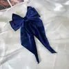 Temu Venda Quente Veludo Longo Fluido Laço Presilha de Cabelo Alto Padrão Exquisito Celebridade da Internet Acessórios de Início de Primavera Acessórios de Cabelo Acessórios de Cabeça