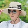 Sombrero de Vaquero Occidental para Hombre, Sombrero de Sol de Verano para Exteriores, Sombrero para Montañismo, Viajes, Pesca, Sombrero de Pescador, Secado Rápido, Transpirable, Sombrero de Protección Solar