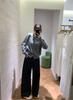 100% Lã de Ovelha! Cardigan Suave Fofo Macio de Outono com Gola Redonda, Malha de Lã de Fileira Única com Múltiplos Botões para Mulheres