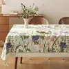 Toalha de Mesa Estilo Étnico Boêmio, Resistente ao Calor, Impermeável, Chenille, Capa de Mesa de Alta Qualidade, Toalha para Mesa de Centro