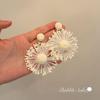 Aretes de Vacaciones en la Playa junto al Mar de Sicilia para Mujer, Pinzas para Oreja Espirales de Ratán Hechas a Mano Estilo de Alta Gama Sin Perforación