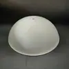 Accesorios de Iluminación Pantalla de Lámpara de Vidrio Esmerilado con Agujeros Pequeños de 1.2 cm para Lámpara de Araña de Sala de Estar Luz de Techo Cubierta de Concha Semicircular