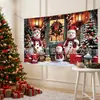 Tela de Fondo para Navidad 2027 Venta Caliente Transfronteriza Fondo Fotográfico Decoración de Fiesta Tela Colgante Fábrica de Origen Múltiples Estilos Disponibles