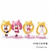 Decoración de Pastel de Sailor Moon Luna Dibujos Animados Lindo Hielo Agua Princesa Luna Niña Cumpleaños Enchufe para Hornear