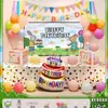 Conjunto de Balões de Aniversário Infantil para Crianças de 1 a 5 Anos, Suprimentos de Decoração para Cena de Festa, Conjunto Completo para Meninos e Meninas