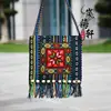 Bolso Cruzado de Estilo Étnico de Yunnan con Características Étnicas, Bolso con Borla Bordada para Actuaciones de Danza, Regalo Souvenir de Viaje para Mujeres