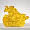 Fábrica de Origem Pujiang Ornamento de Dragão de Cristal Dragão do Zodíaco Auspicioso Boa Sorte Decoração de Mesa Produto de Vidro Decoração de Banca de Rua