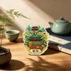 Pueblo Antiguo Zhongjiang Xiaocuan Estilo Chino Ciudad Souvenir Turístico Souvenir Magnético de Acrílico para el Festival de Medio Otoño y el Festival de Primavera