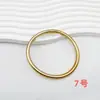 Pulsera de Silicona Brillante Europea y Americana Transfronteriza Nueva Placa Metálica Ligera Color Oro Foil 0.5 Pulsera de Silicona para Mujer