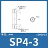 Espaçador de Nylon de Ponta Dupla Sp4 Coluna Plástica para Placa de Circuito Impresso Tipo Fivela de Fixação Suporte Plástico Almofada de Isolamento