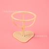 Huevo de belleza cojín de aire huevo secador soporte para esponja esférico gota de agua calabaza corte oblicuo borla almacenamiento estante de borlas de una sola capa