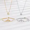 Collar de Corazón de Chica Dulce Retro Francés para Mujer, Estilo Retráctil Desplegable, Pulsera de la Amistad con Forma de Corazón de Concha de Oro de 18K