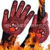 Guantes Retardantes de Llama, Ignífugos y Resistentes a Altas Temperaturas 800 Grados Barbacoa Horno de Microondas Horneado Silicona Aislamiento Anti-Quemaduras