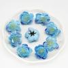 Material para guirlanda faça você mesmo flor decorativa para sessão de fotos flor de casamento maquiagem de pétala flor de simulação cabeça de flor flor de pêssego flor de ameixeira