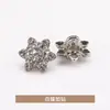 Estrela de Cinco Pontas com Strass Lã Metálica Casaco Jaqueta Terno Roupa Formal Botões Jinda Acessórios para Vestuário