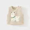 Colete de bebê para proteção da barriga, colete infantil acolchoado para outono e inverno, top quente forrado de algodão para recém-nascidos