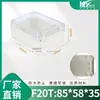Caja de alimentación para monitoreo de seguridad interior y exterior de plástico, carcasa para instrumentos electrónicos, tapa transparente, caja de conexiones, caja de botones