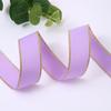 Cinta de Borde Plateado Huiya Lujo Ligero Regalo Caja de Regalo de Flores Empaque Cinta de Colores Accesorios DIY Hechos a Mano Venta al por Mayor