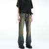 Pantalones vaqueros rectos de corte micro limpio con estilo de calle europea y americana de 2023 para hombre