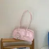 Bolsa de boliche para mujer 2026 nuevo estilo coreano de nicho para principios de otoño, bolsa de axila para commuting con lazo, bolso de hombro versátil