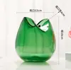 Vaso de planta grama de cobre de vidro hidropônico vasos redondos vaso de flor verde transparente ornamentos de arranjo de flores para sala de estar