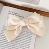 Red Bow Hairpin Mulheres Meninas Cetim Costas da Cabeça Hairpin Headwear Internet Celebridade Explosivo Elegante Menina Bangs Clip