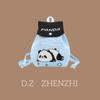 Mochila de Tricô Respirável Nova de Verão Mochila de Ombro Lembranças de Chengdu