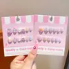 Accesorios y Joyería de Alta Gama para Niñas Uñas Portables Lindas Dulces Joyería para Manos Pegatinas de Dibujos Animados Puntas de Uñas Regalos
