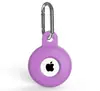 Capa Protetora Ainiv para AirTag, Estojo com Chaveiro Compatível com Apple Airtag, Capa Protetora Durável com Chaveiro Anti-Perda, Capa Localizador Rastreador para Coleira de Animal de Estimação
