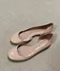 Zapatos Rojos de Tacón Bajo de Piel Suave para Mujer 2026 Verano Versátiles Estilo Nuevo Punta Redonda Poco Profundos Sin Cierre Zapatos Mary Jane con Suela Suave