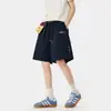 Pantalones Cortos Bordados Color Dopamina Unisex de Verano para Exteriores Estilo Montaña de Secado Rápido Pantalones Deportivos de Moda Americana para Hombres