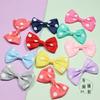 Lazo de cinta de lunares grande de 6 cm, hecho a mano, para manualidades, accesorios de joyería y ropa, disponible en stock.