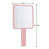 Espejo de Maquillaje de Mano Retro de Celebridad de Internet Estilo Ins para Mujeres Portátil para Llevar Espejo Pequeño Espejo de Maquillaje de Mano Espejo con Mango