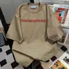 Camiseta Informal Casual de Manga Corta con Estampado de Letras Simple Estilo Perezoso 2026 Nuevo Estilo de Verano Gris Claro Versátil Top de Cuello Redondo