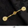 Nova Fivela de Tecido com Cauda Longa de Fio Enrolado Feita à Mão em Estilo Chinês, Botão Decorativo Superior de Estilo Chinês Tradicional Aprimorado, Botão de Acessório para Roupa