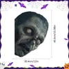 Pegatinas de Vidrio de Terror para Halloween Transfronterizas Película de Vidrio Ultra Transparente Película para Ventanas Festivas