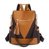 Mochila para Mujer 2026 Estilo Nuevo Simple y de Moda Gran Capacidad Bloqueo de Color Casual para Estudiante Universitario Viajes