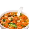 Sopa picante estilo dumpling en cubeta, una especialidad de Henan, paquete de condimento para sopa picante, cubeta de desayuno, comida instantánea, lista para comer, se vende en cajas completas
