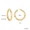 Pendientes Clásicos Europeos y Americanos en Forma de C Transfronterizos, Pendientes Metálicos Creativos de Estilo Fresco de Moda Personalizados, Pendientes de Acero Inoxidable para Mujer