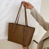 Bolsa Casual Versátil de Grande Capacidade para Mulheres 2024 Nova Moda Bolsa de Ombro Textura de Alta Qualidade Classe Bolsa Tote para Trabalho