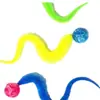 Pelota de Nube Pelota Rebotadora Juguete para Mascotas Oruga Pelota de Nube Rebotadora Juguete para Gatos Gusano Arcoíris Comercio Exterior Transfronterizo