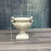 Casamento Coluna Romana Dourada Vaso de Flores Prateleira Guia de Estrada Listrado Europeu Troféu Fibra de Vidro Adereços de Casamento