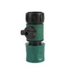 Conector rápido para tubería de agua con válvula ABS conexión rápida para tubería de agua dientes de belleza 6 puntos conexión rápida de agua conector para manguera de jardín