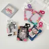 Funda Protectora para Tarjeta Pequeña de 3 Pulgadas Estilo Dulce y Genial Retro Americano Hisocute con Pinza de Estrella de Cinco Puntas para Tarjeta de Comedor y Tarjeta de Autobús de Estudiante
